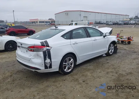 2018 Ford Fusion Se из США, поврежденный, VIN 3FA6P0HD5JR283354